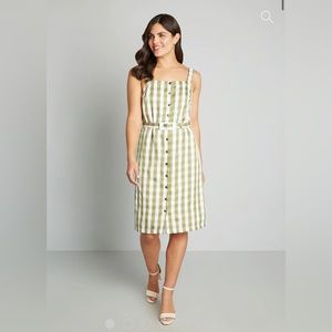 Modcloth Past But Not Least Belted dress